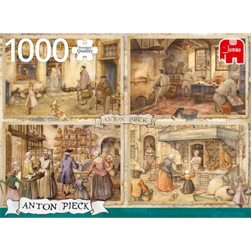 Anton Pieck puzzel 1000 stukjes Bakkers uit de 19e eeuw